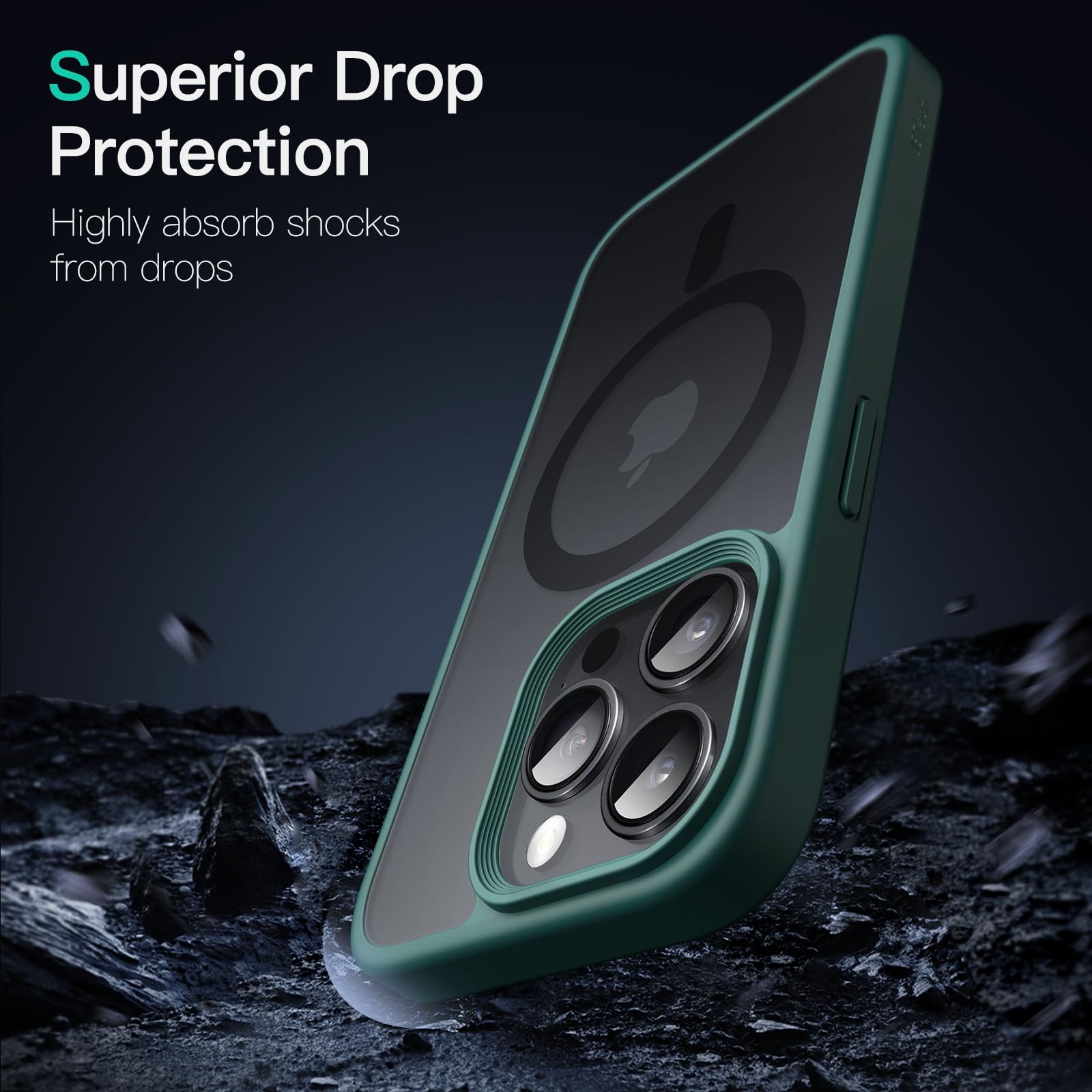 Amazon.com: JETech Magnetic Case for iPhone 15 Pro Max 6.7-Inch